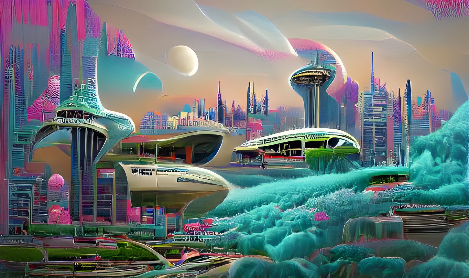 Sci-fi city