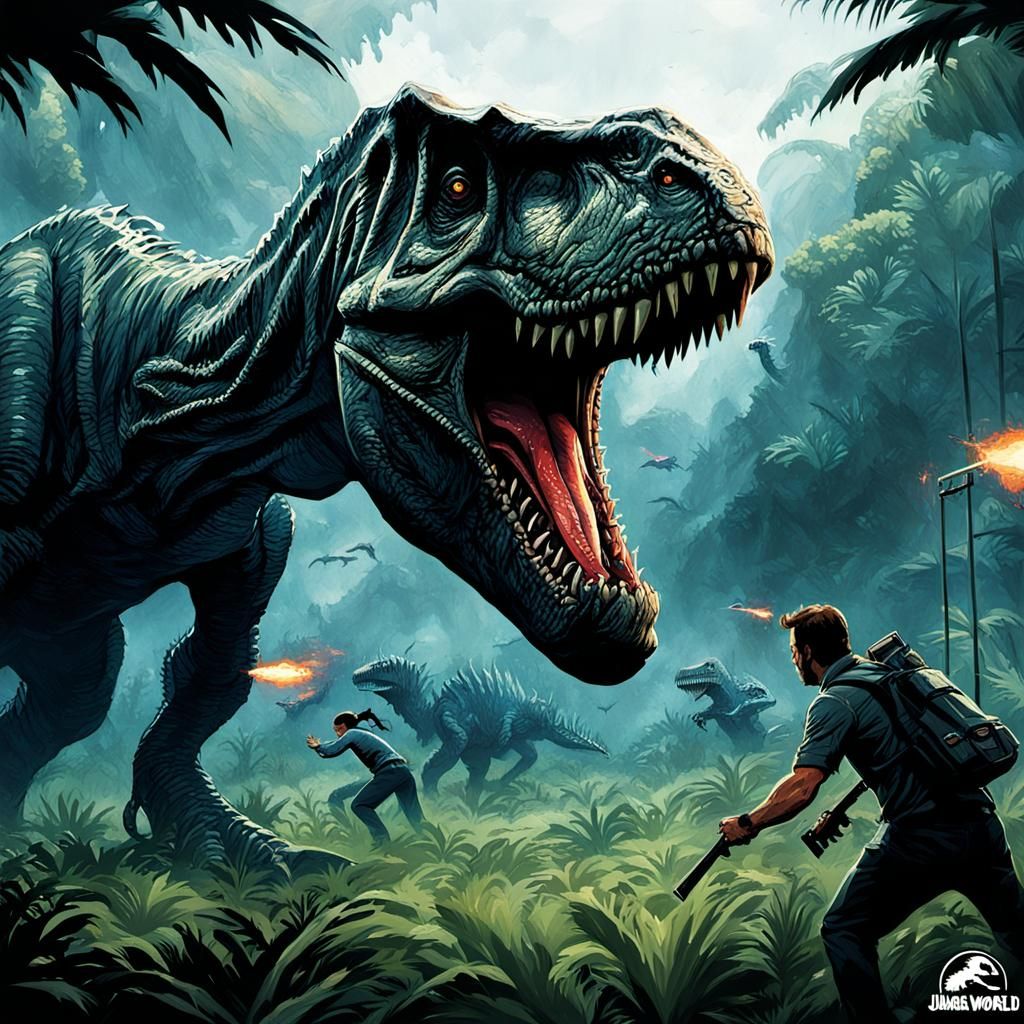 Sinister Jurassic World Scene