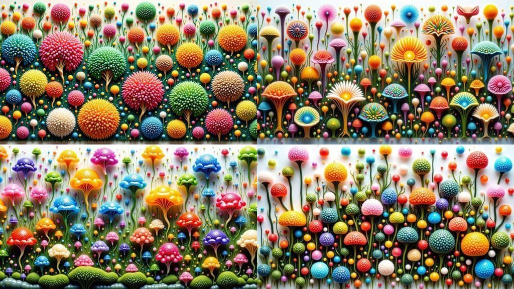 Nature's Decay in Pixelated Resin