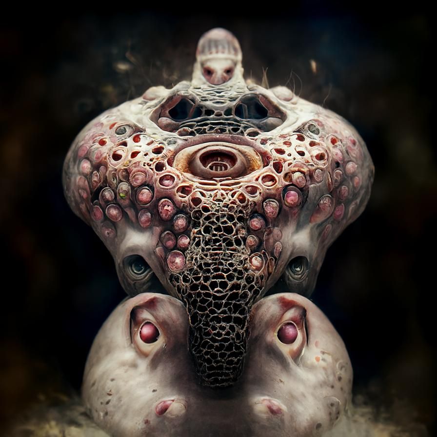 Cosmic Trypophobia: A Hyperdetailed Digital Masterpiece