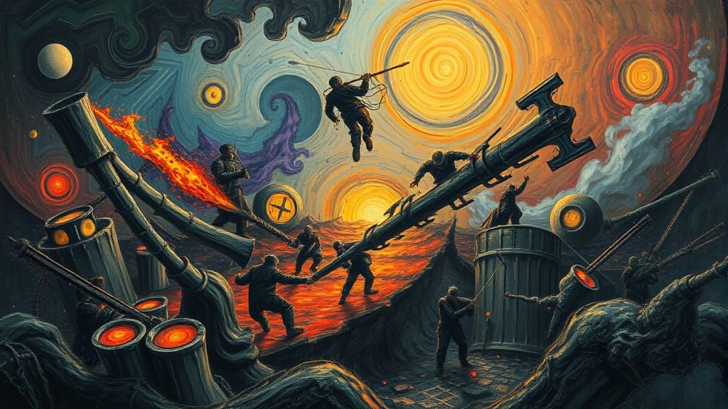 Chaotic Sounds in a Surreal and Expressive Style