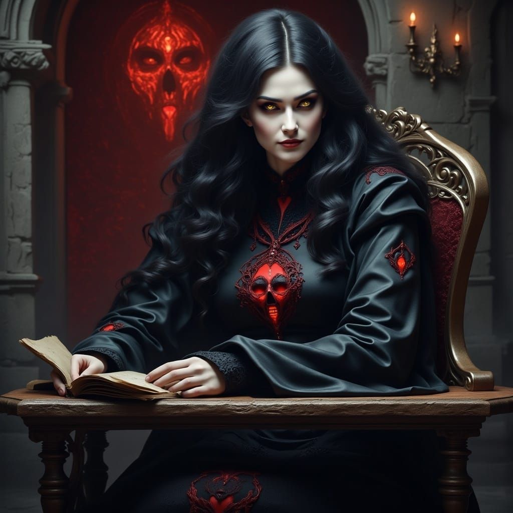 Dark Citadel Goddess Delights in Chaos