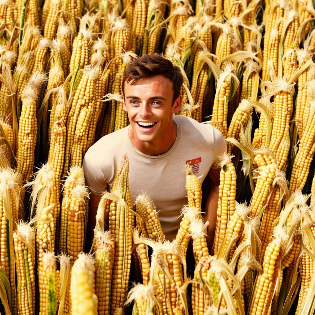 Tom Daley lost in a maize maze and live laugh loving every second!