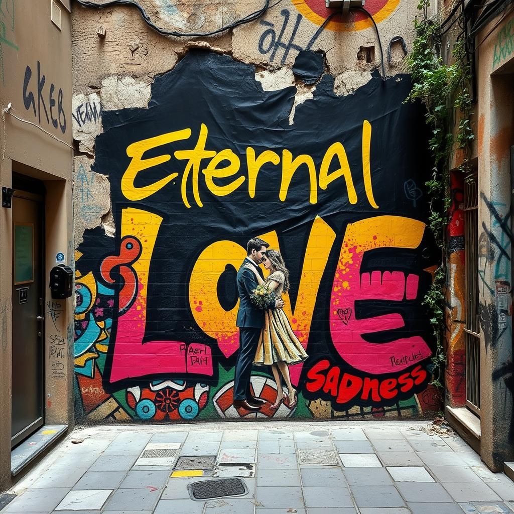 Eternal love graffiti
