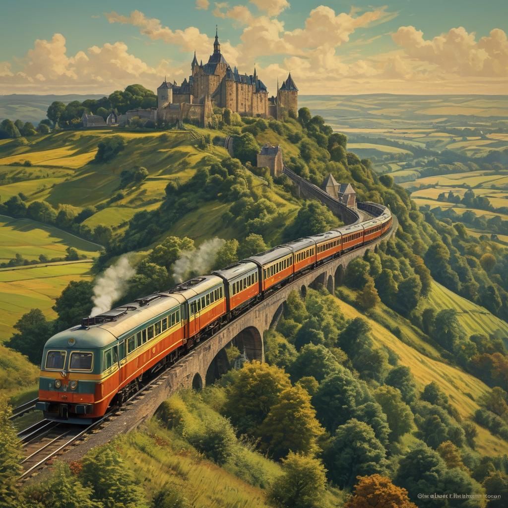 Vintage Travel Poster. Visit Limburg, the Netherlands