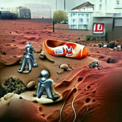 AI Imagines Life Thriving on Mars