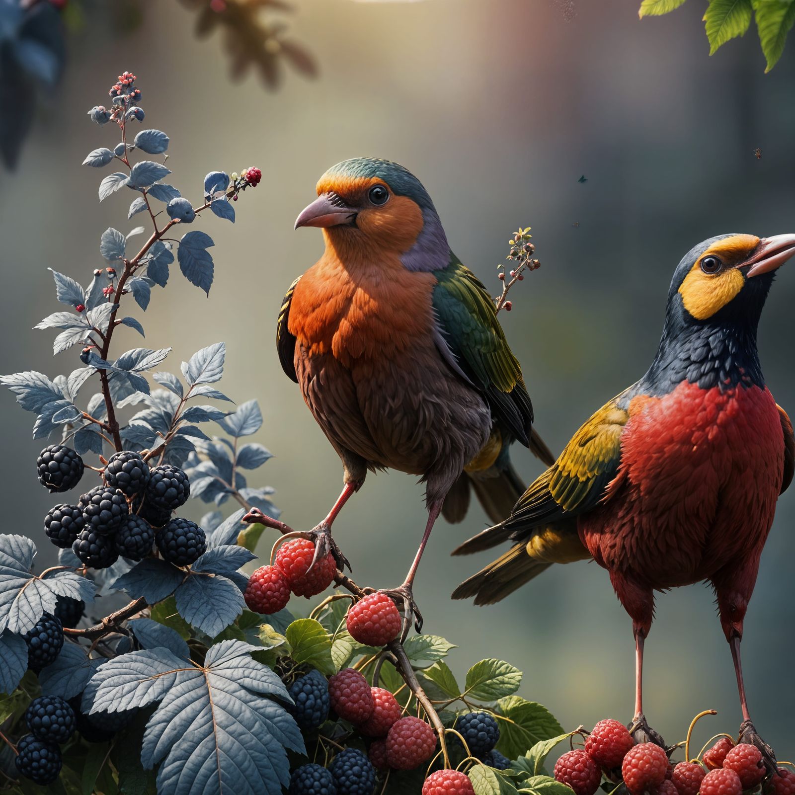 improbable birds and misrepresentation of how berries grow -...