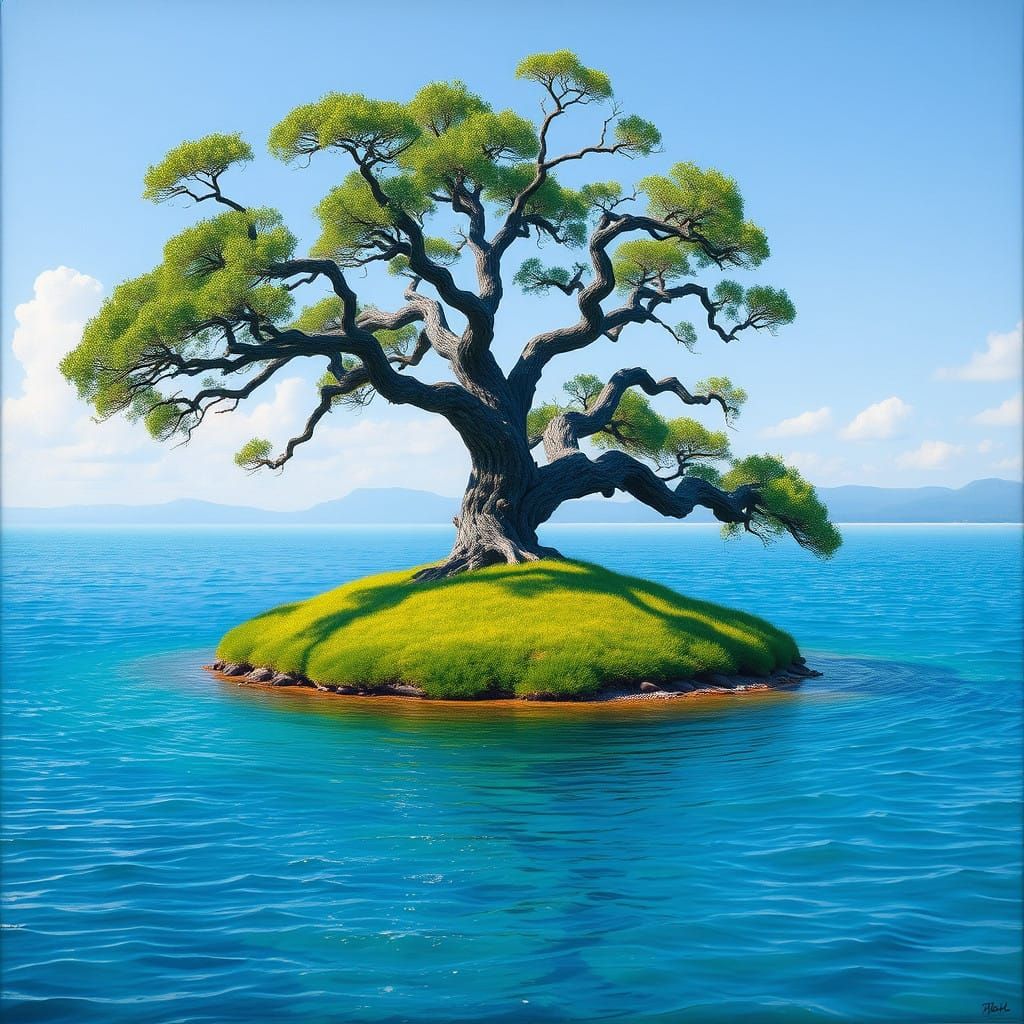 Ancient Tree Solitude on Emerald Isle