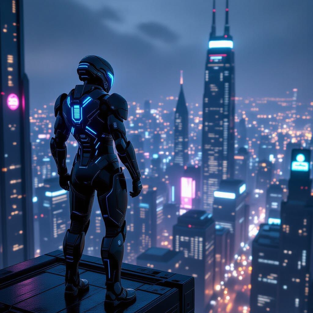 Cybernetic warrior...