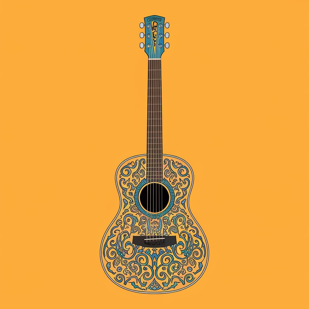 Ultraminimal Steampunk Concept Art in Bright Yellow