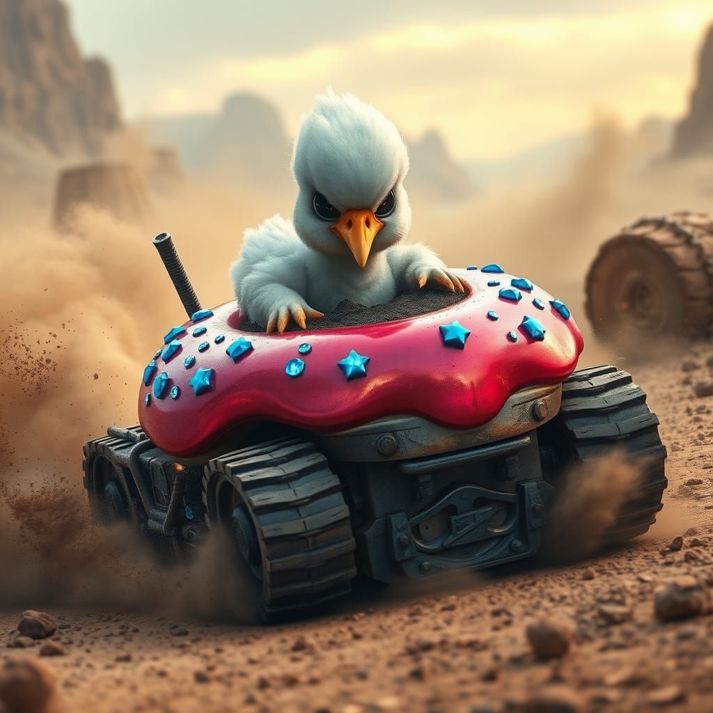Furious Goose Alien Races in Donut Tank