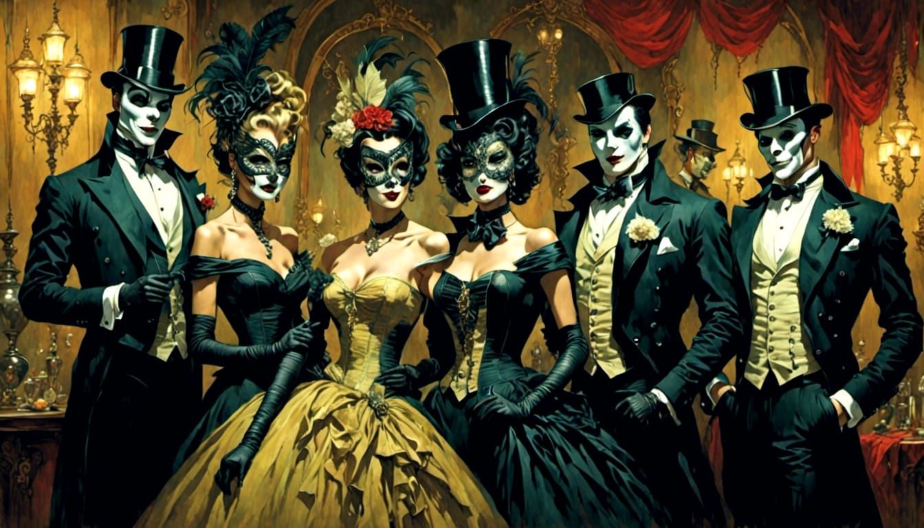 Masquerade Ball of the Elite: Scary Masks