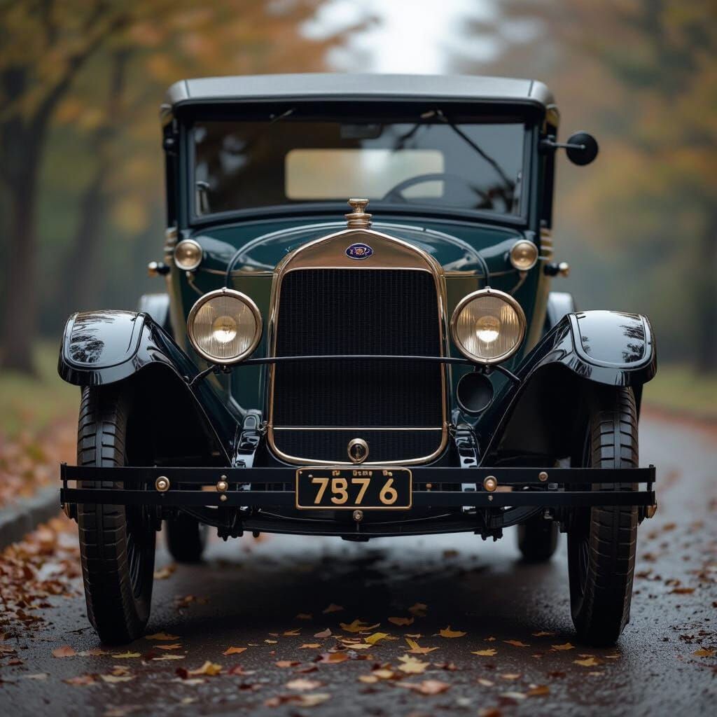 Hyperrealistic Model T Ford Emoji Icon