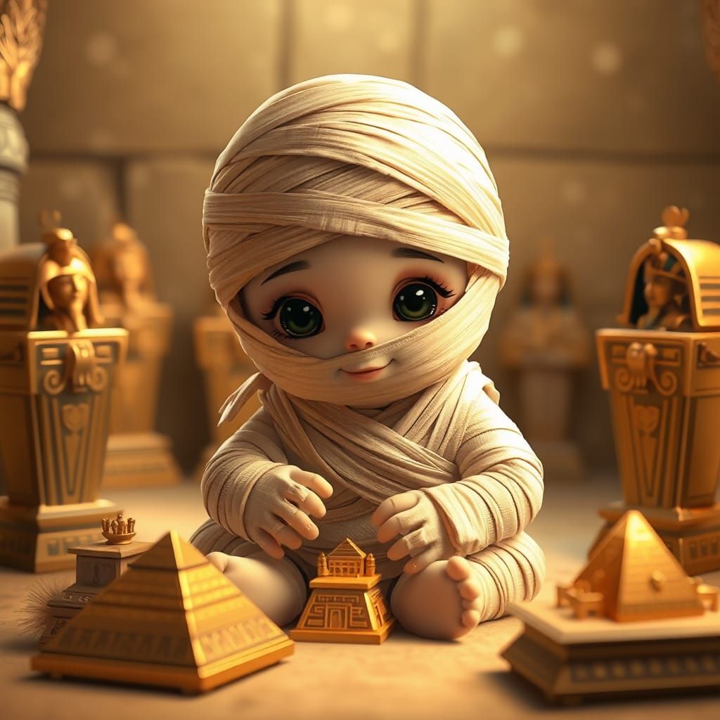 Cute Baby Mummy