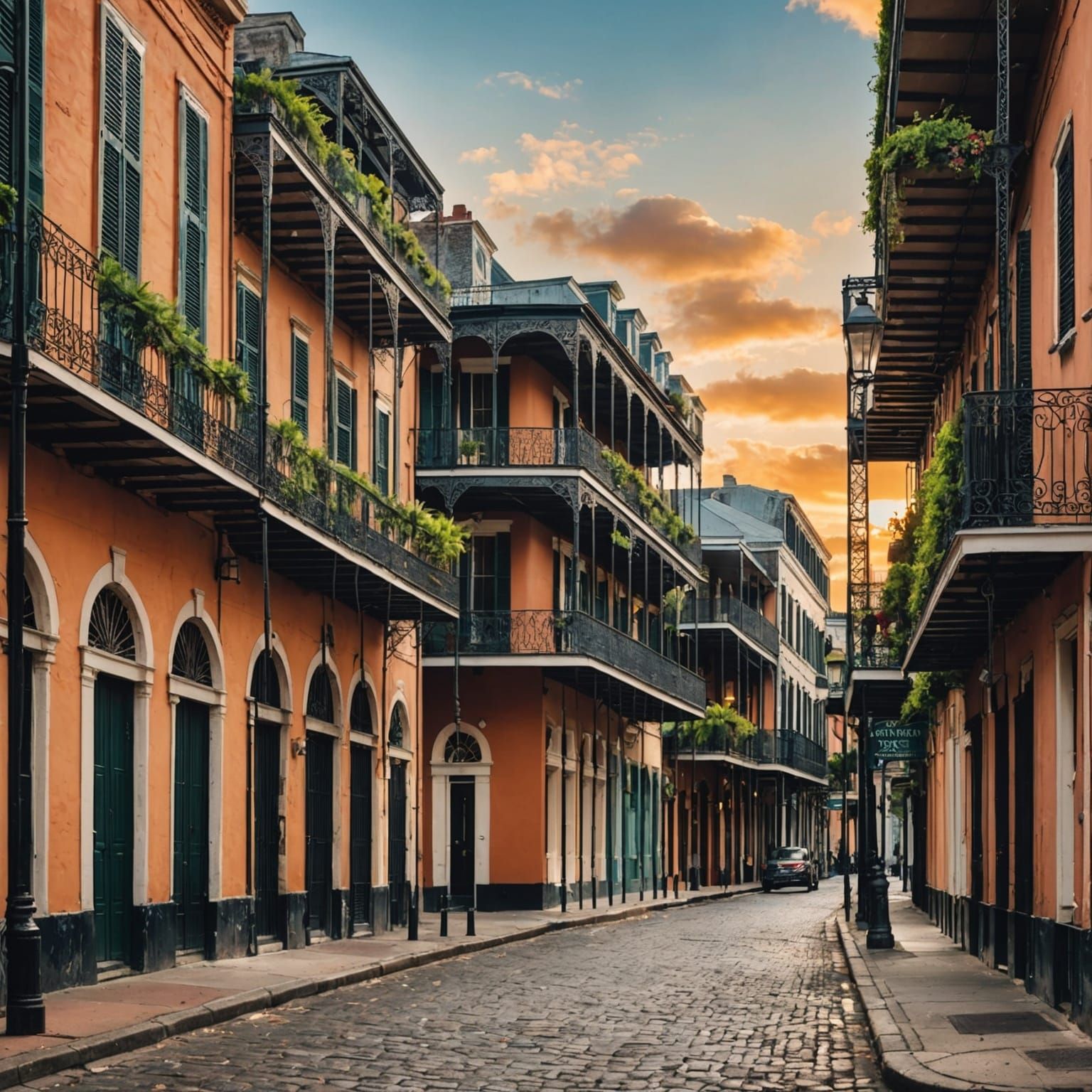 French Quarter Architecture in New Orleans