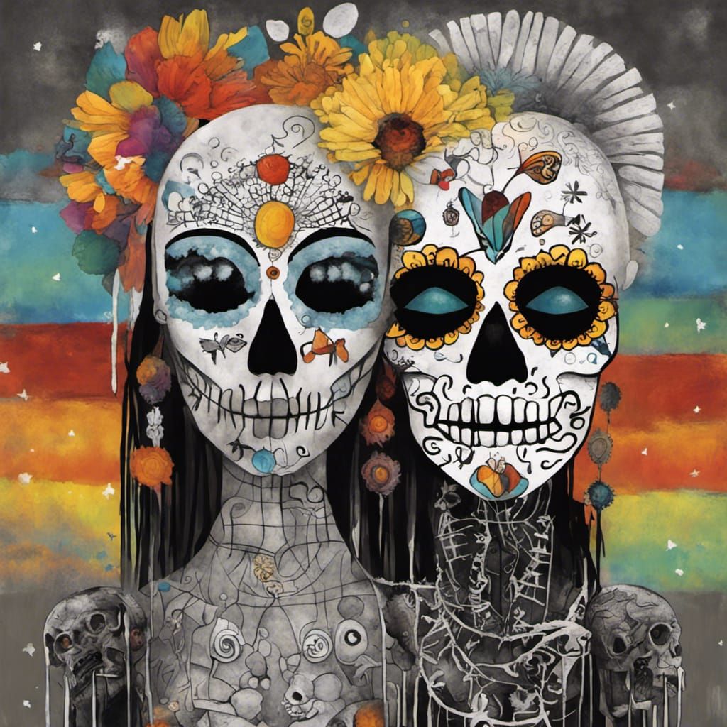 Day of the Dead Sugar Skull Goddess