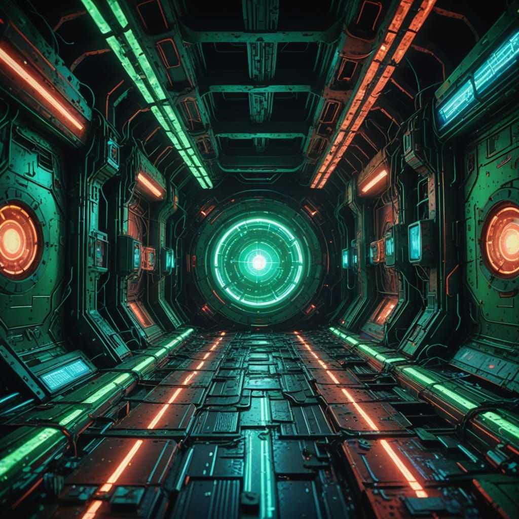 Cyberpunk Apocalypse: Robots and Glyphs Unleash Chaos