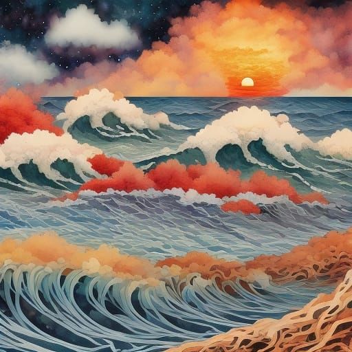 Abstract Flowing Wave Design