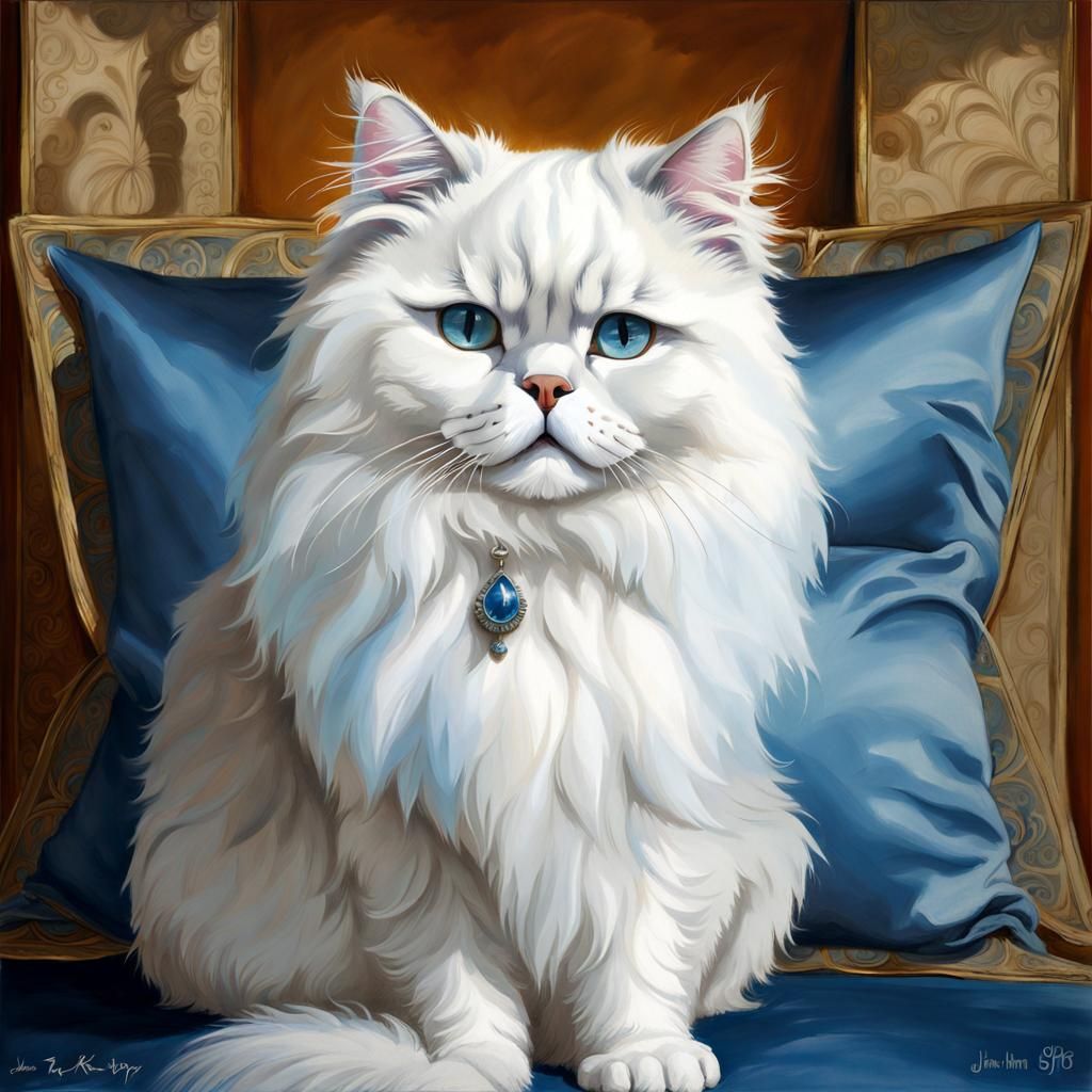White Persian Cat