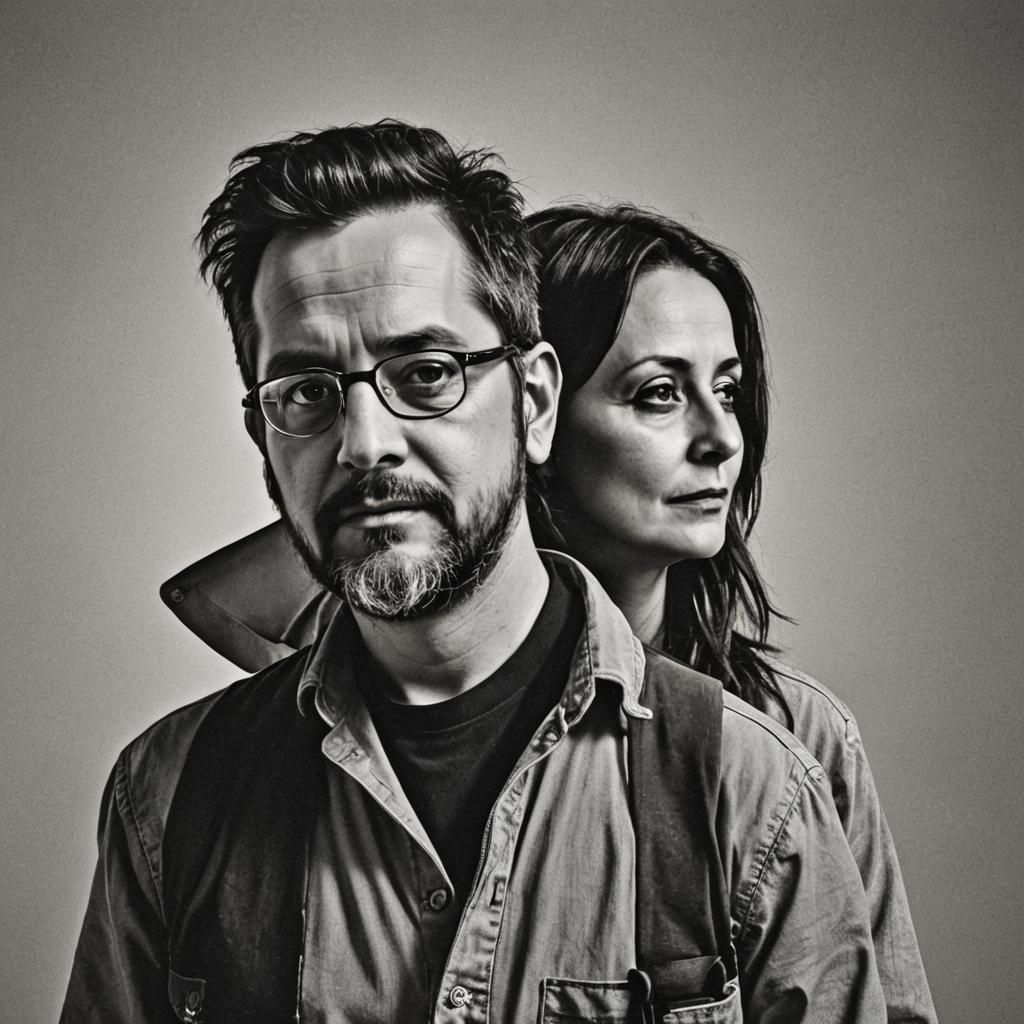 Electronic Music Portrait Inspired by Platon & Joolay