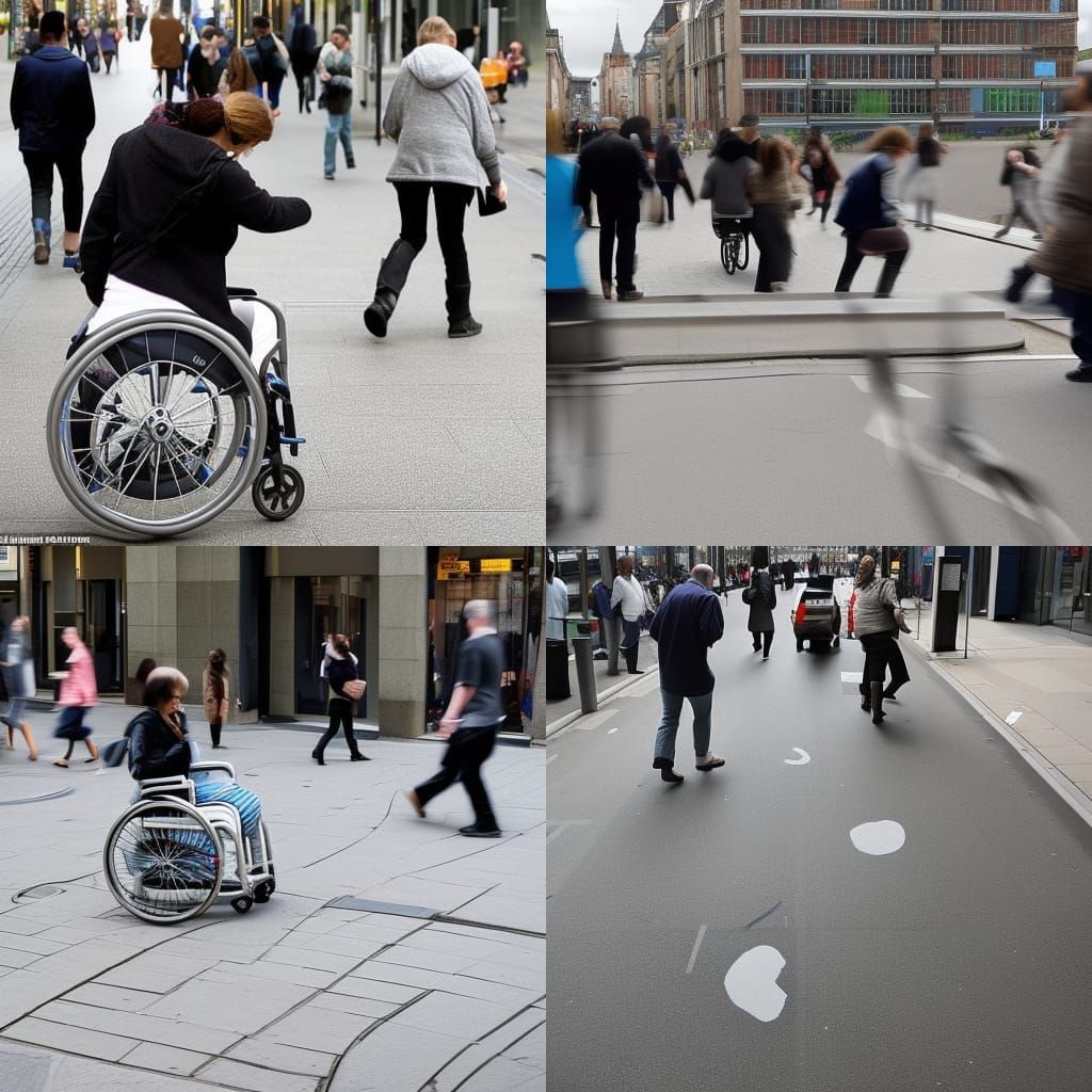 Urban Slowness: People Moving in Slow Motion