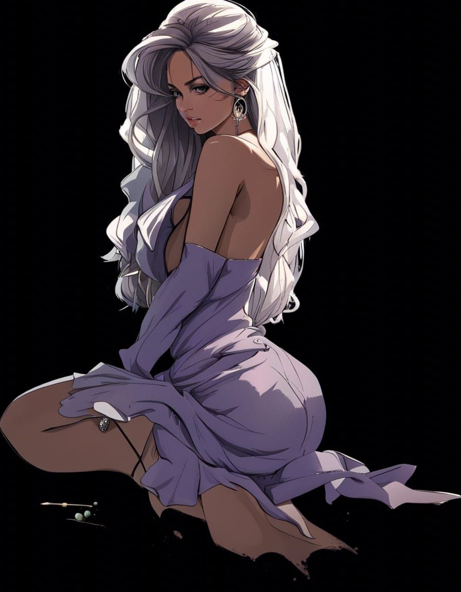 AI Image of Person in Green Dress