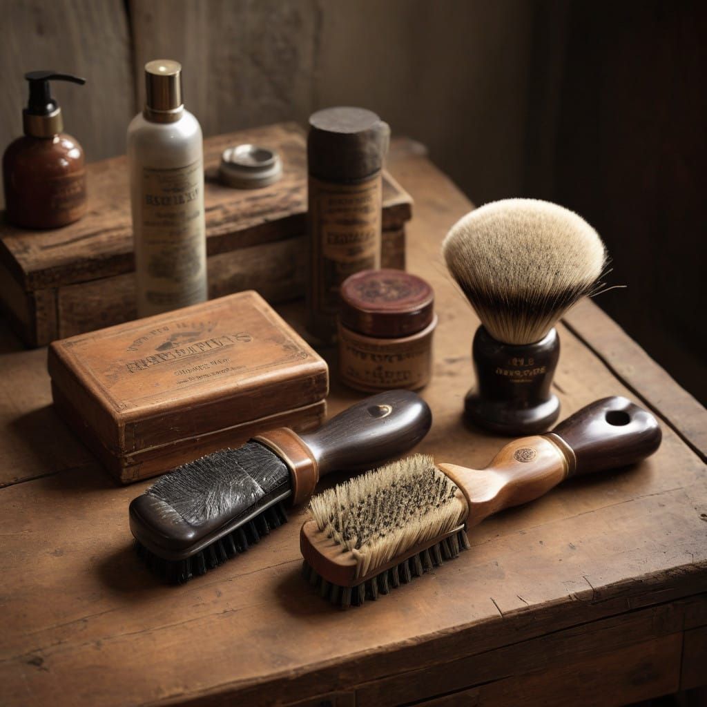 Timeless Antique Brush in Weathered Wood