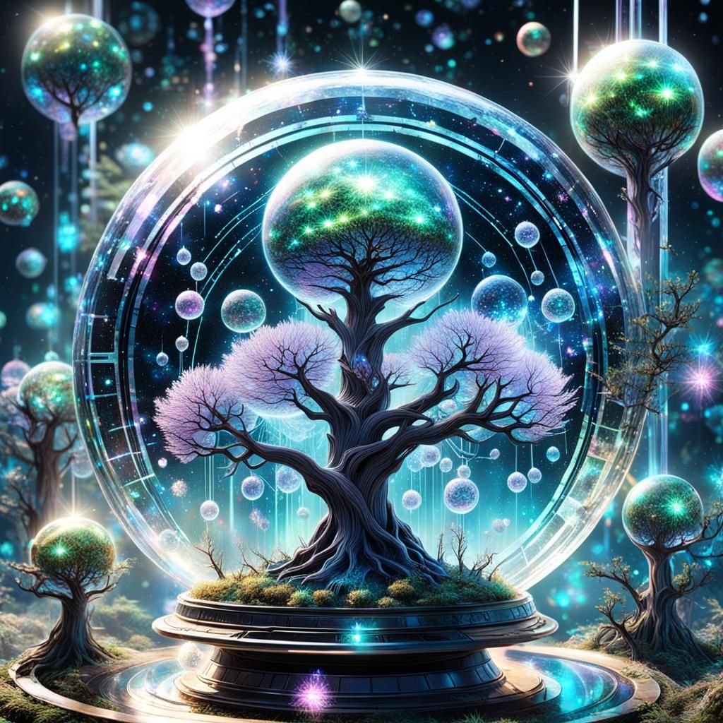 Crystalline Antenna Receives Holographic Messages