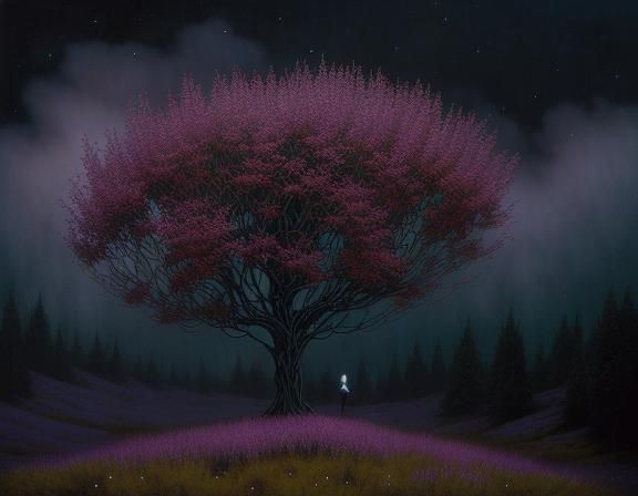 Heather in Morning Mist: Comic Art Style