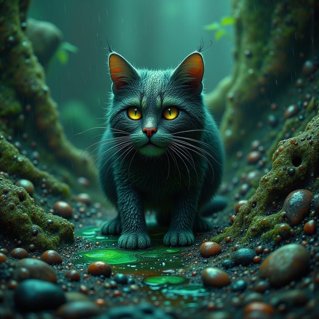 Cheshire Cat Ninja in Rainforest Arena