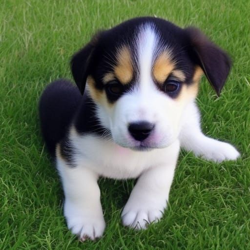 Cute Puppy Generated by AI
