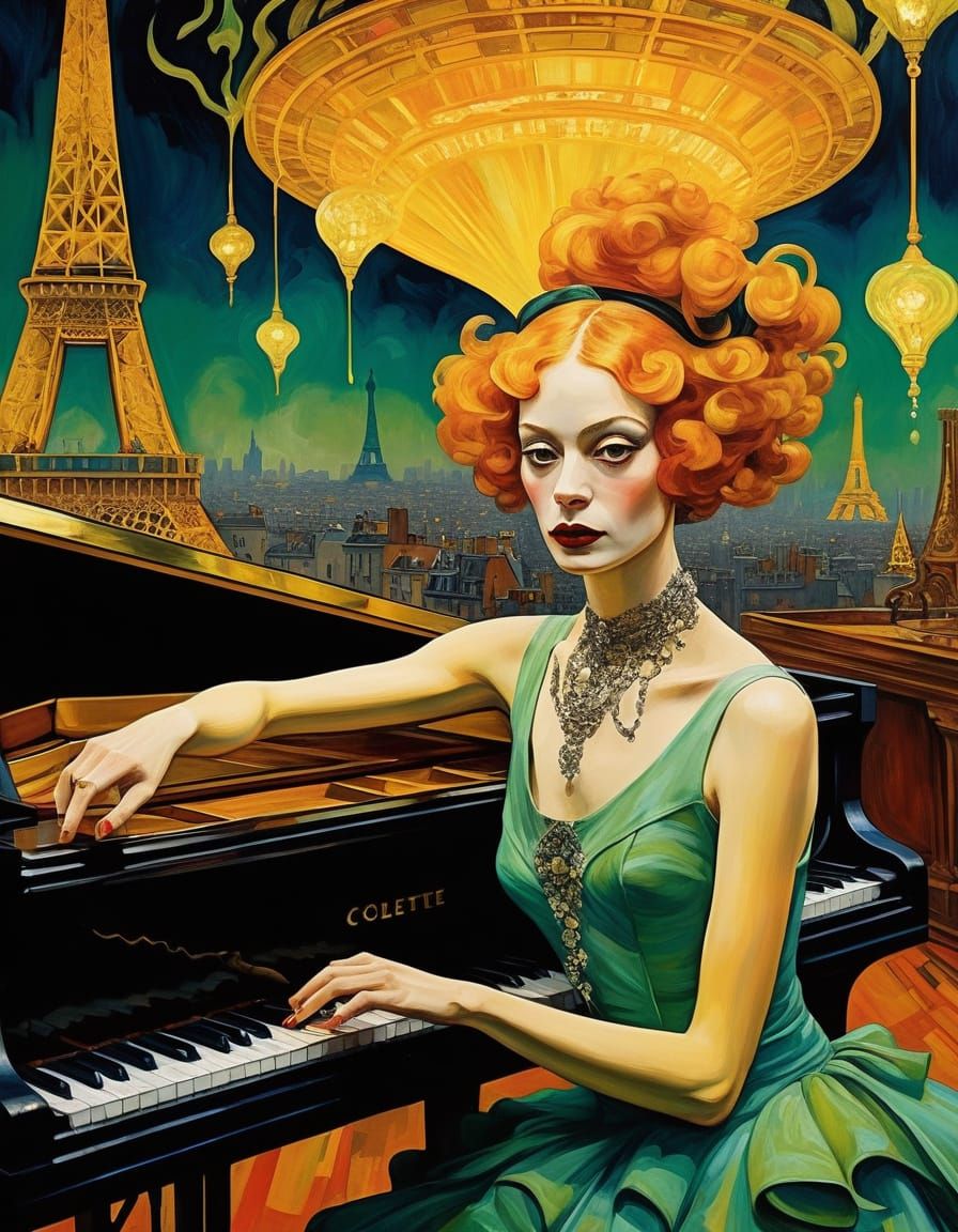 Surrealist Parisian Soiree: Tap-Dancing Colette in a Whirlwi...