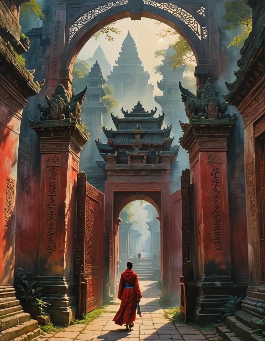 Lost City of Shangri La: Bioluminescent Entrance