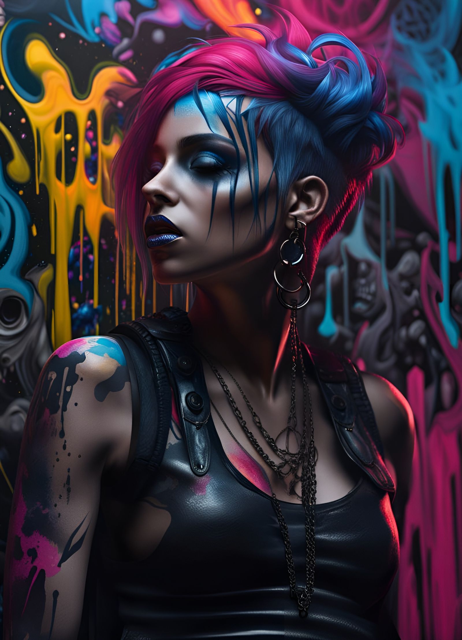 Dark, Edgy & Covered in Paint