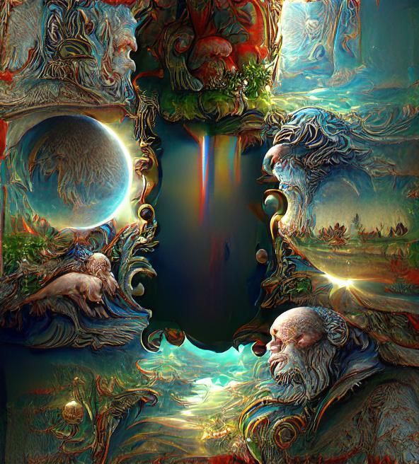 Surreal Landscape Art in a Detailed Style