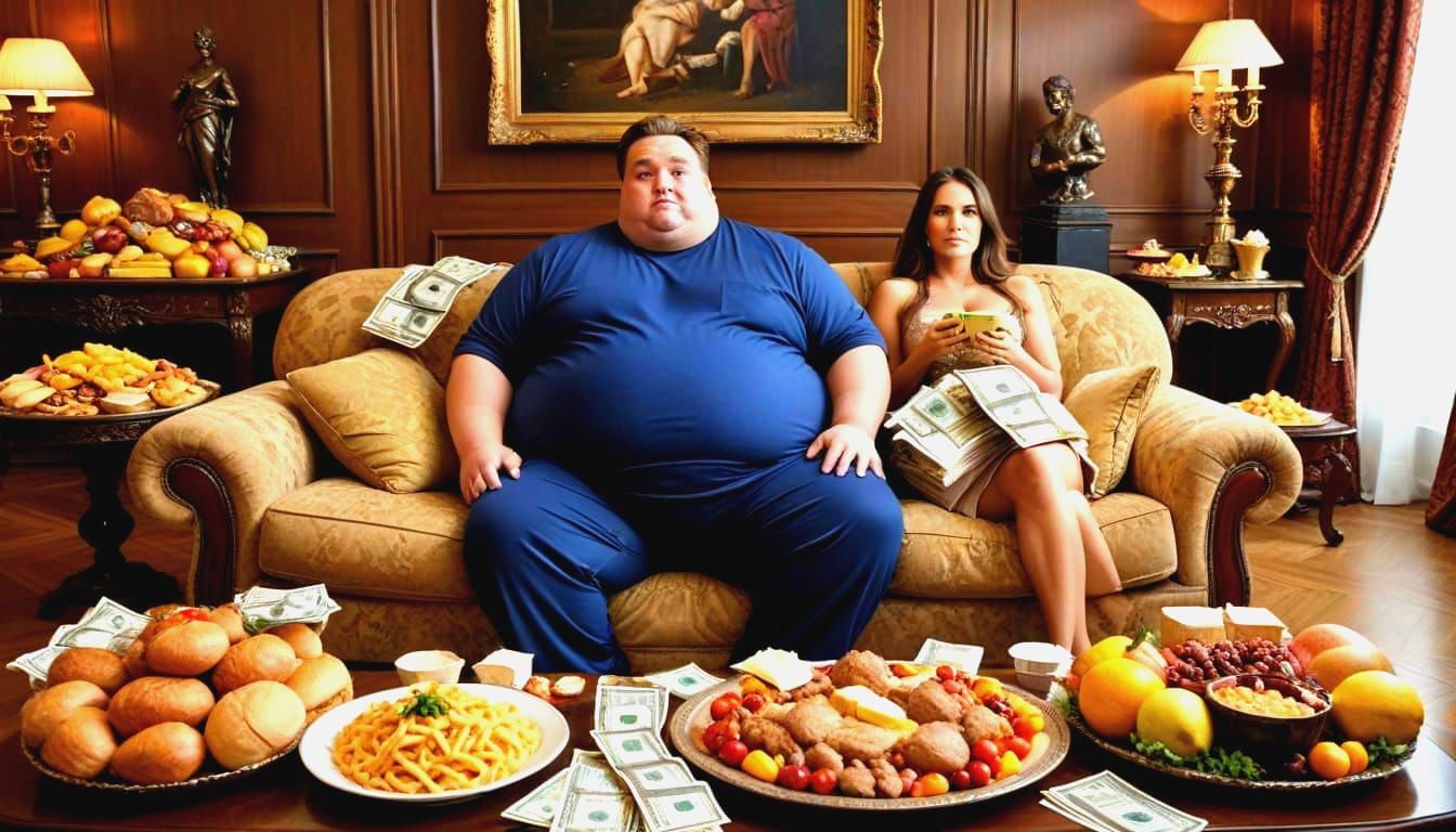 Luxurious Excess in a Gilded Mansion