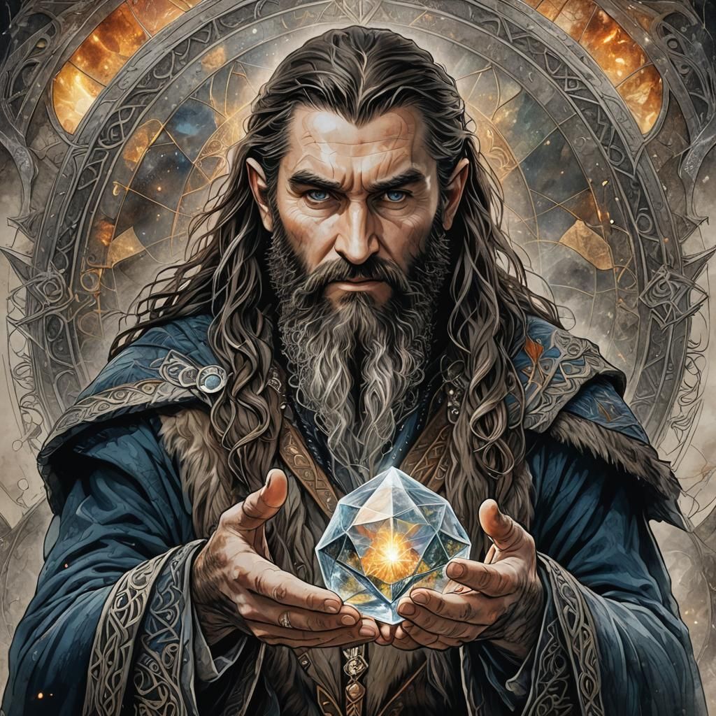 Thorin Oakenshield and the Arkenstone: Detailed Art