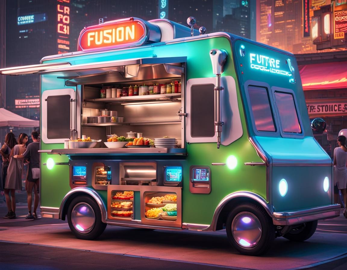 Futuristic Food Truck