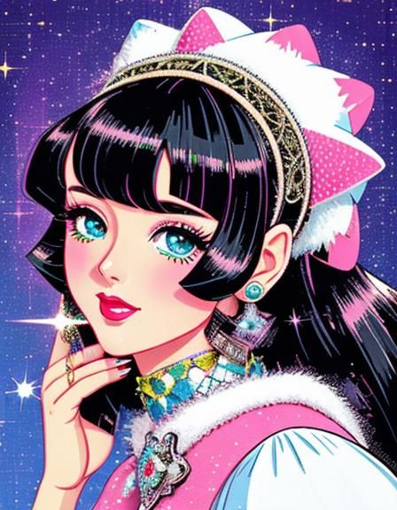 Cassette Futurism Makeup Kit in Pixelated Style