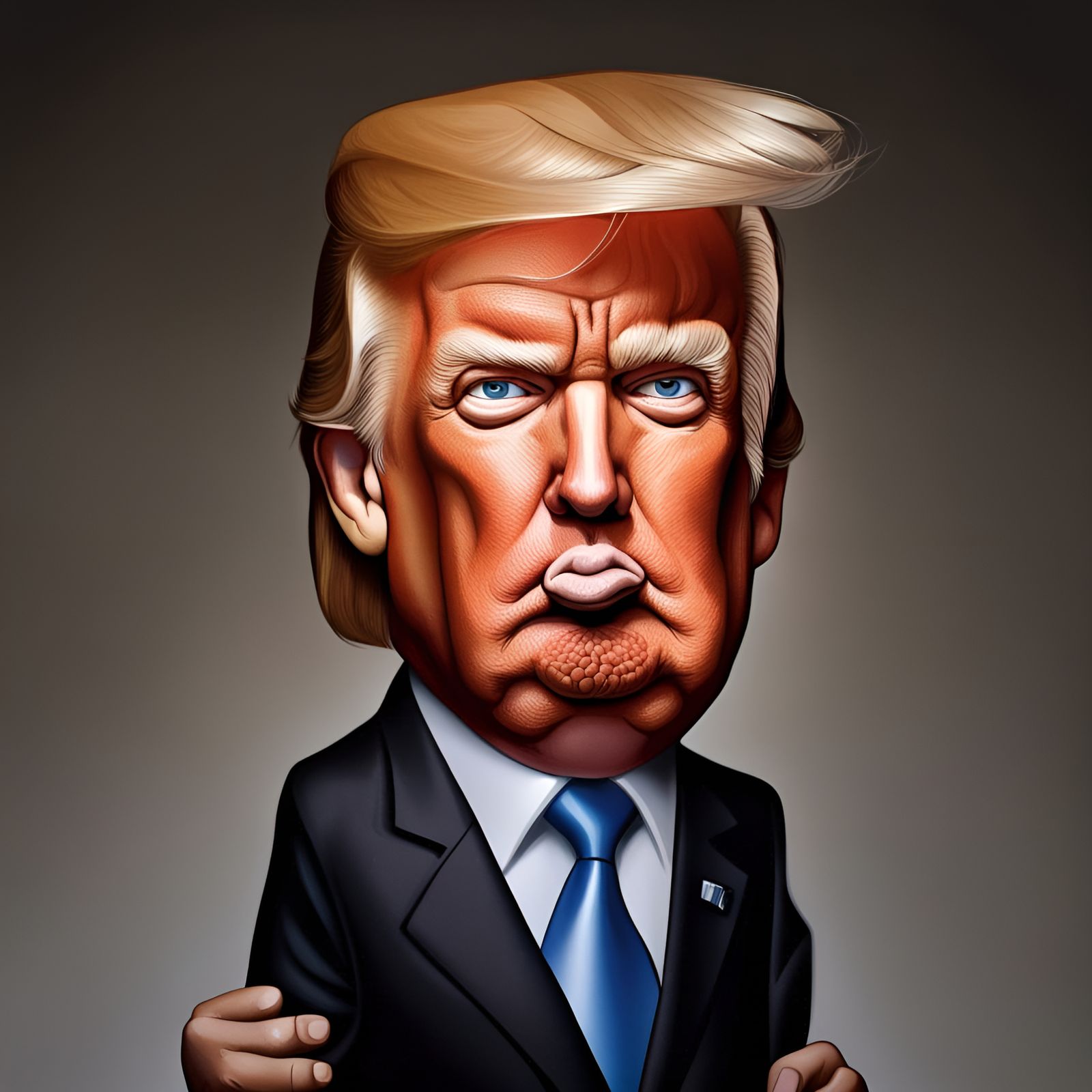 Donald trump caricature