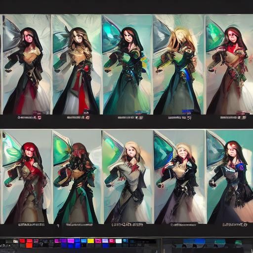 Hyperrealistic Portrait in Splash Art Style