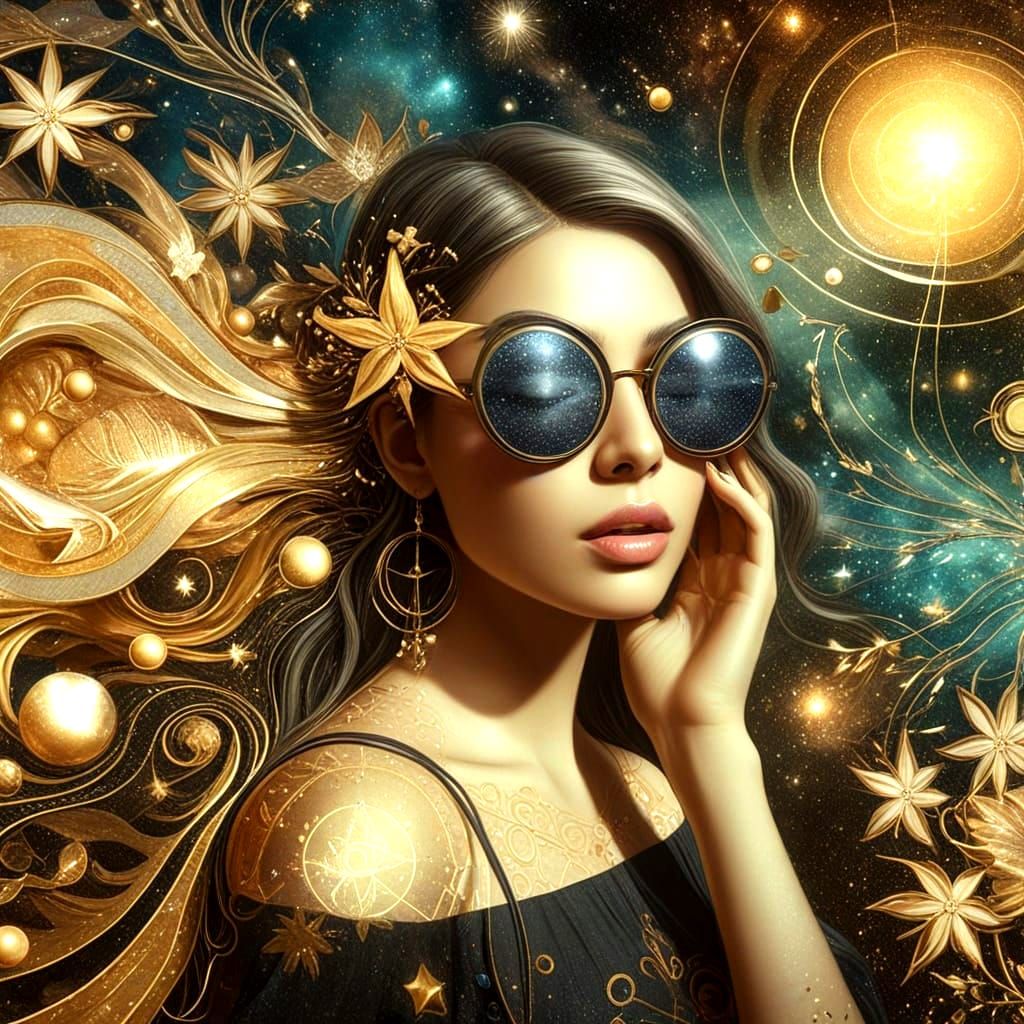 Celestial Cosmic Reverie & Elegance in Harmony