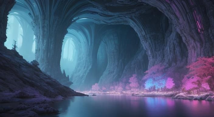 Star Wars Battle Scene in Surrealist Style