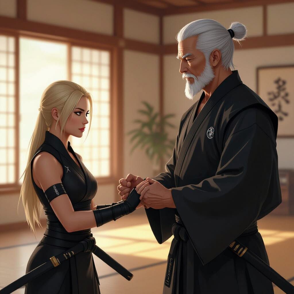 Ninja Warrior Honors Sensei in Futuristic Dojo