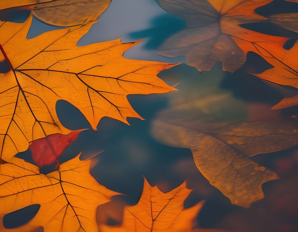 Autumn Leaves Reflect Warmth in Natural Light