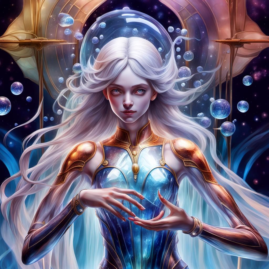 Glass and Water High Priest Figure