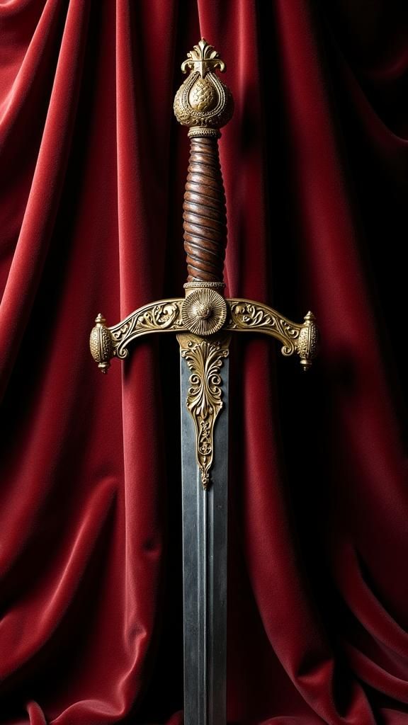 Ornate Rapier in Baroque Style