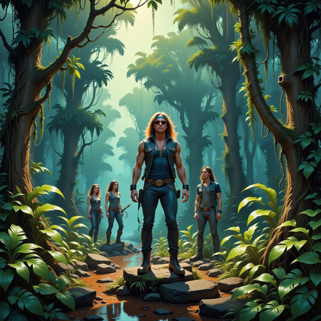 <lora:Jungle Trista:1.0> Welcome to the jungle, guns n' roses