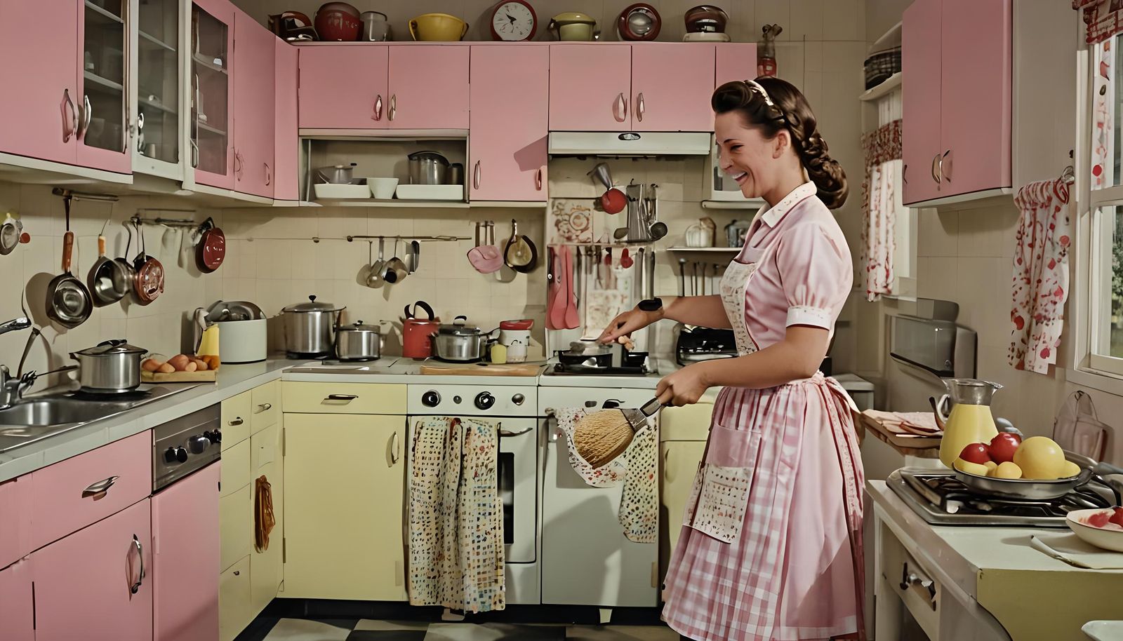 1960, la cuisine moderne.