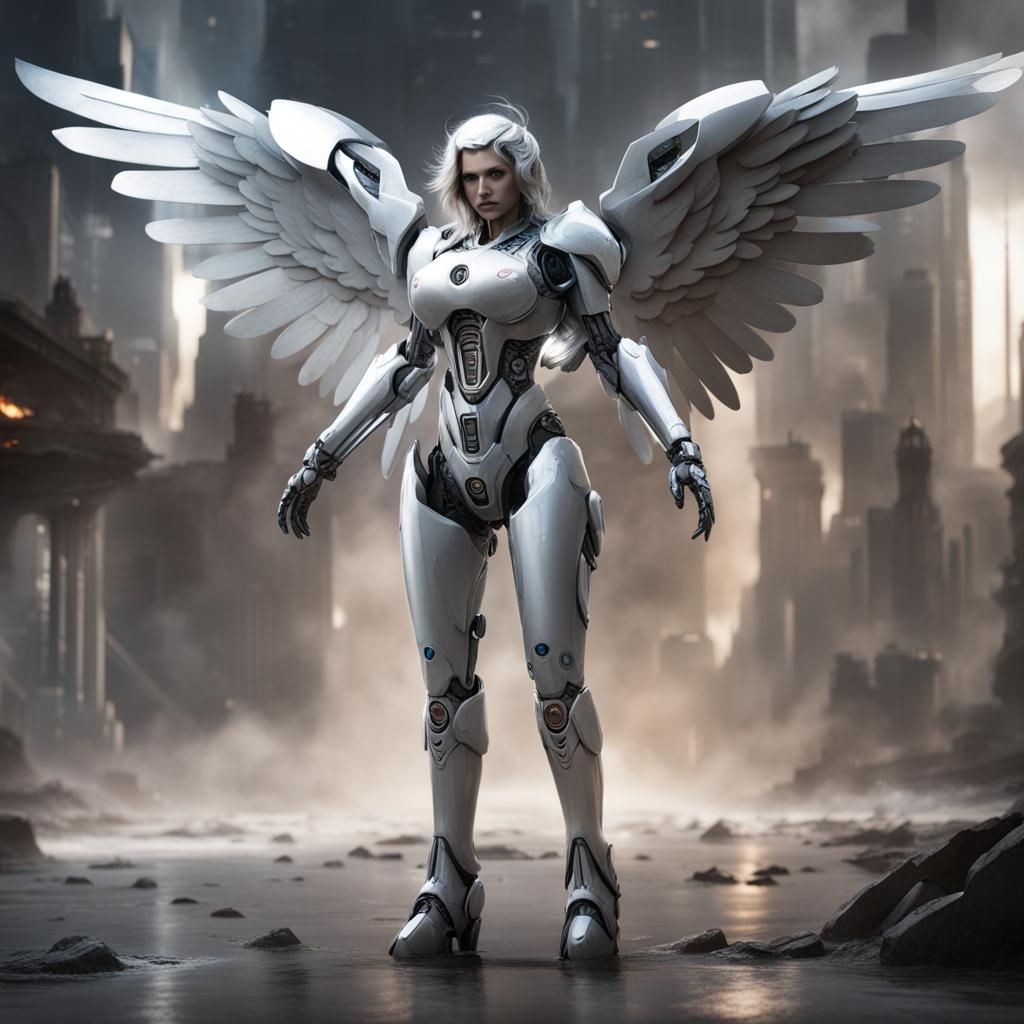 Female Robot Archangel Image